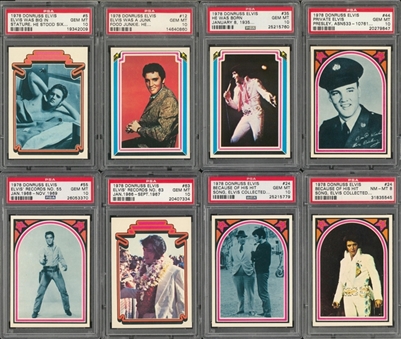 1978 Donruss "Elvis" Complete Set (66) Plus Variation - #4 on the PSA Set Registry!